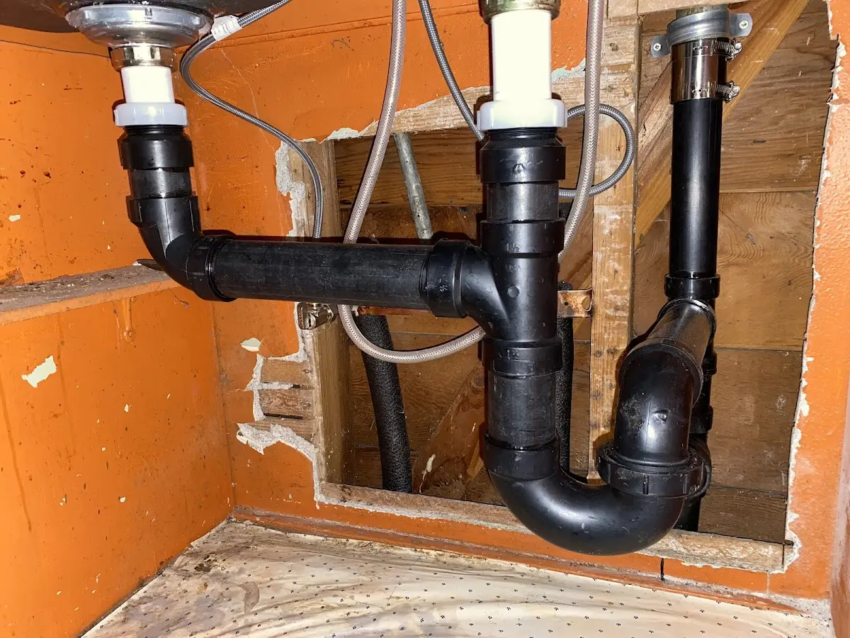 Professional Plumbing Inspection equipment and tools on the job in Grasonville